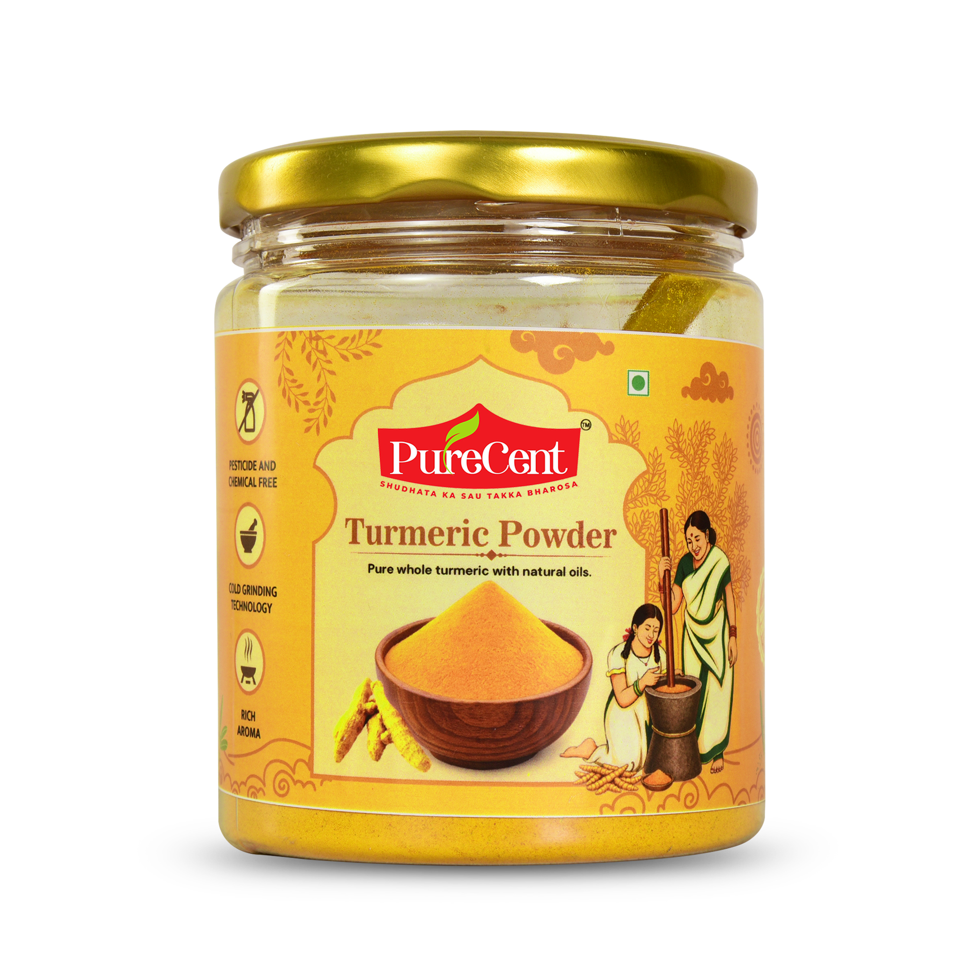 PureCent Turmeric Powder 200G (Haldi Powder)