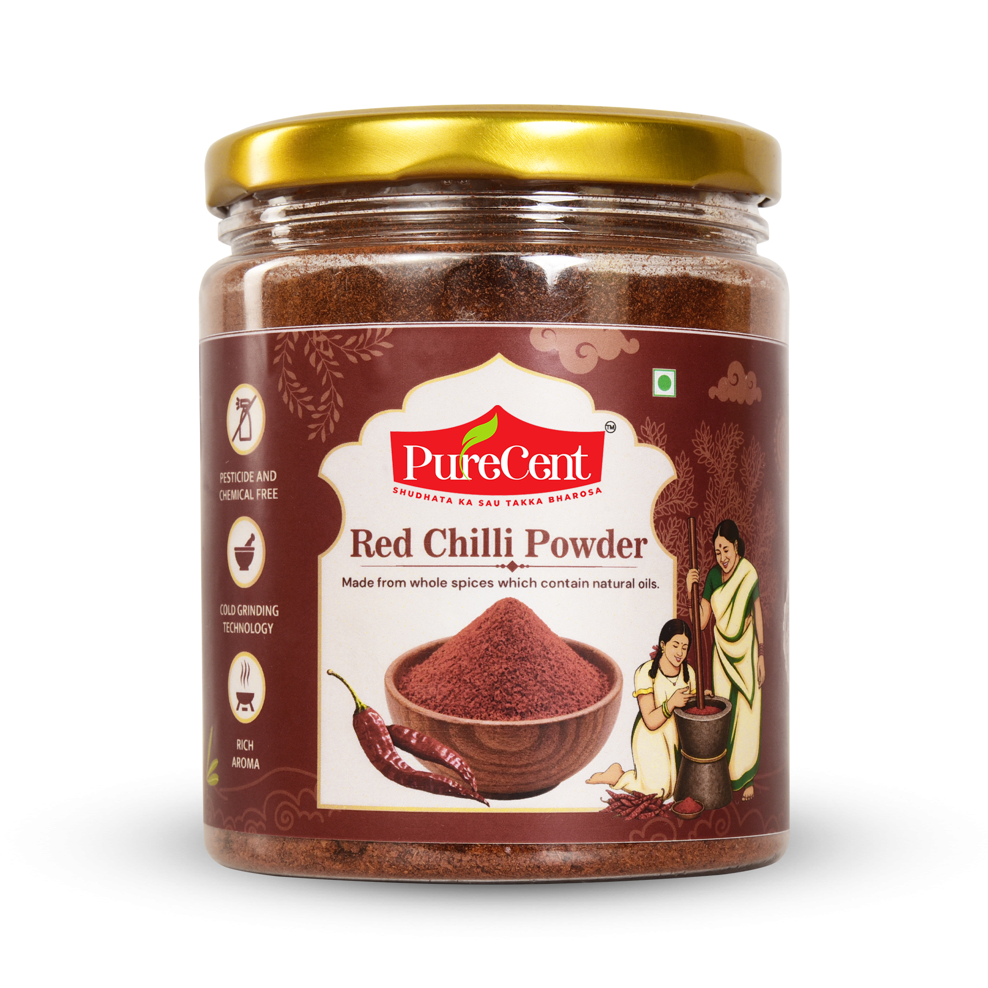 PureCent Red Chilli Powder 200G (Mirch Powder)