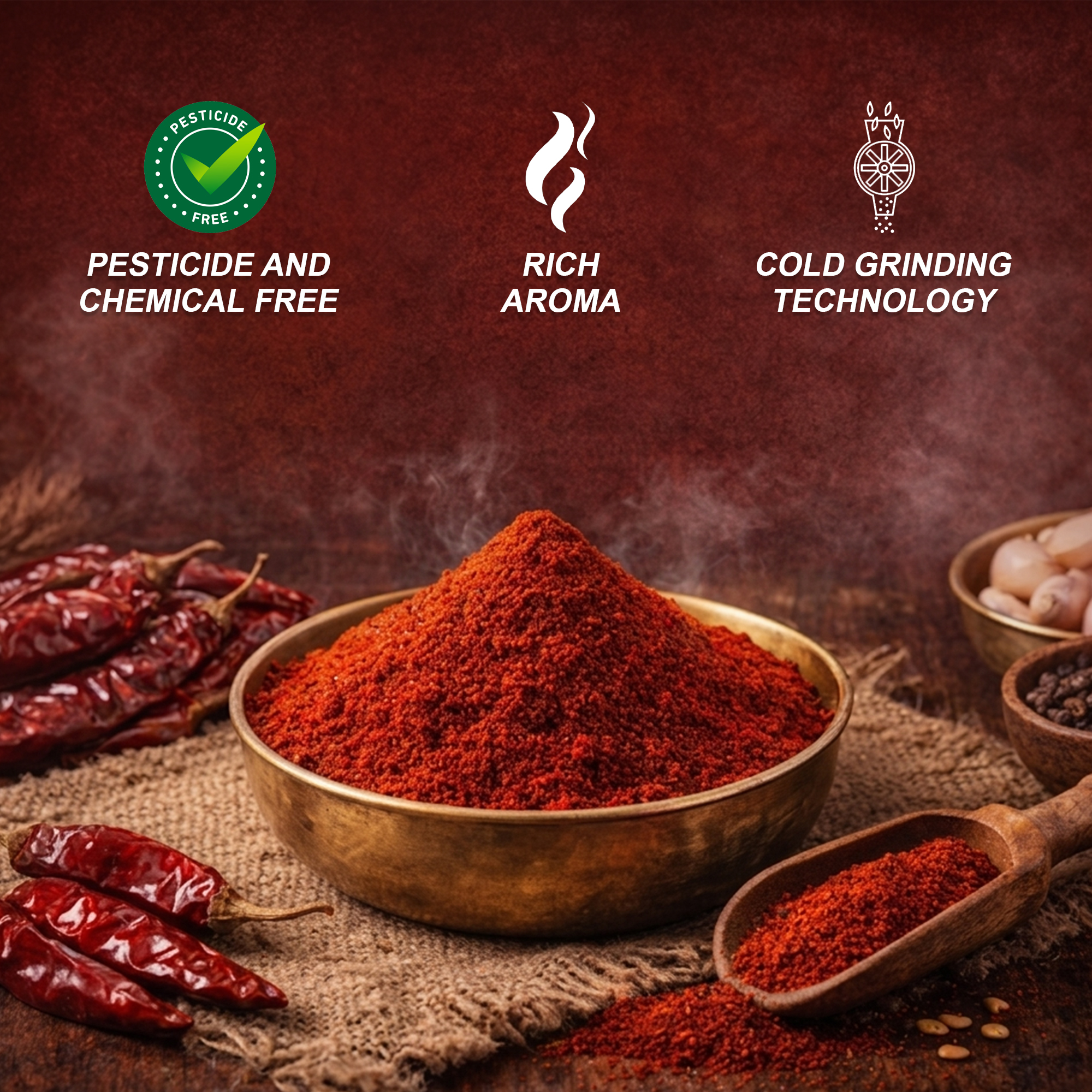 PureCent Red Chilli Powder 200G (Mirch Powder)