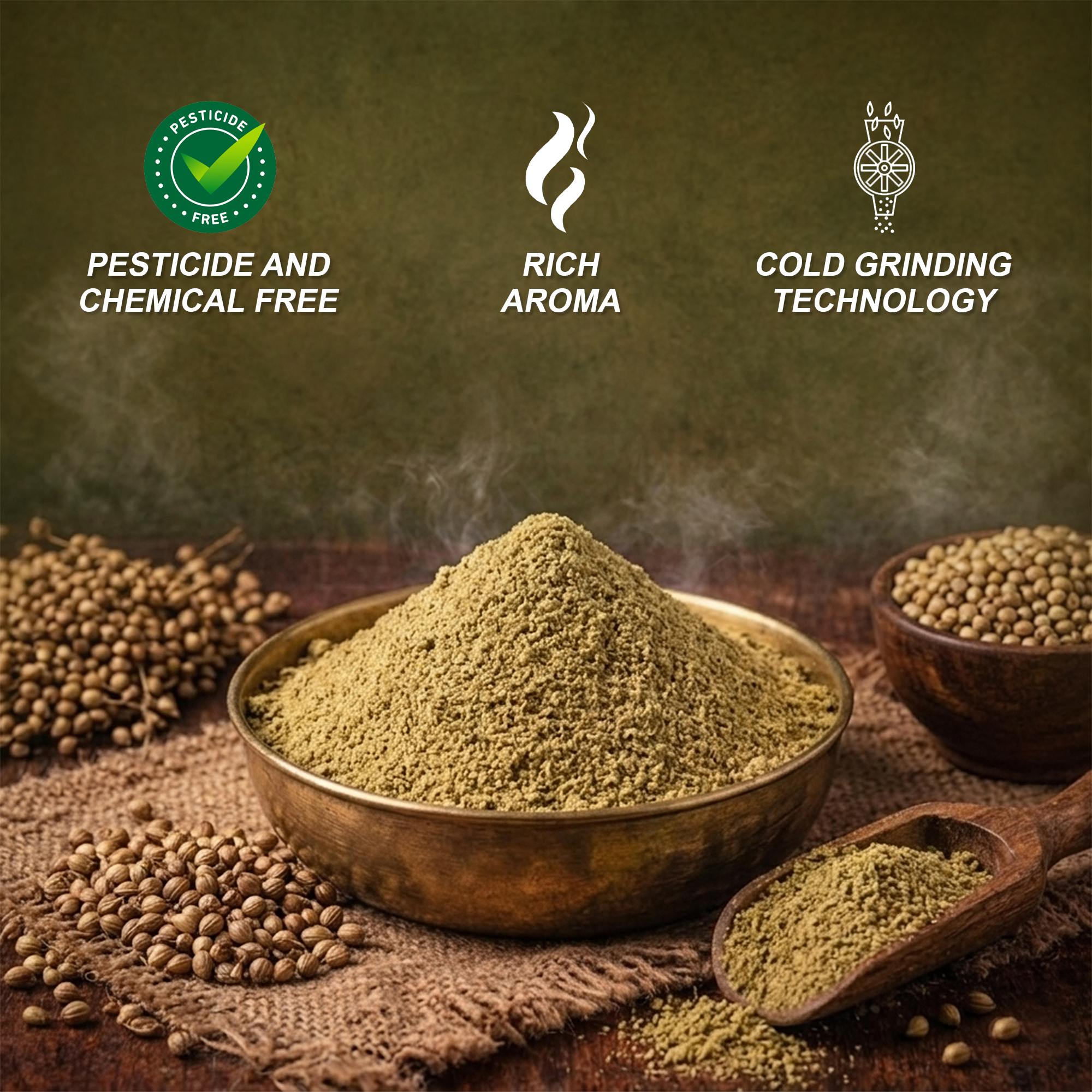 PureCent Coriander Powder 200G (Dhania Powder)