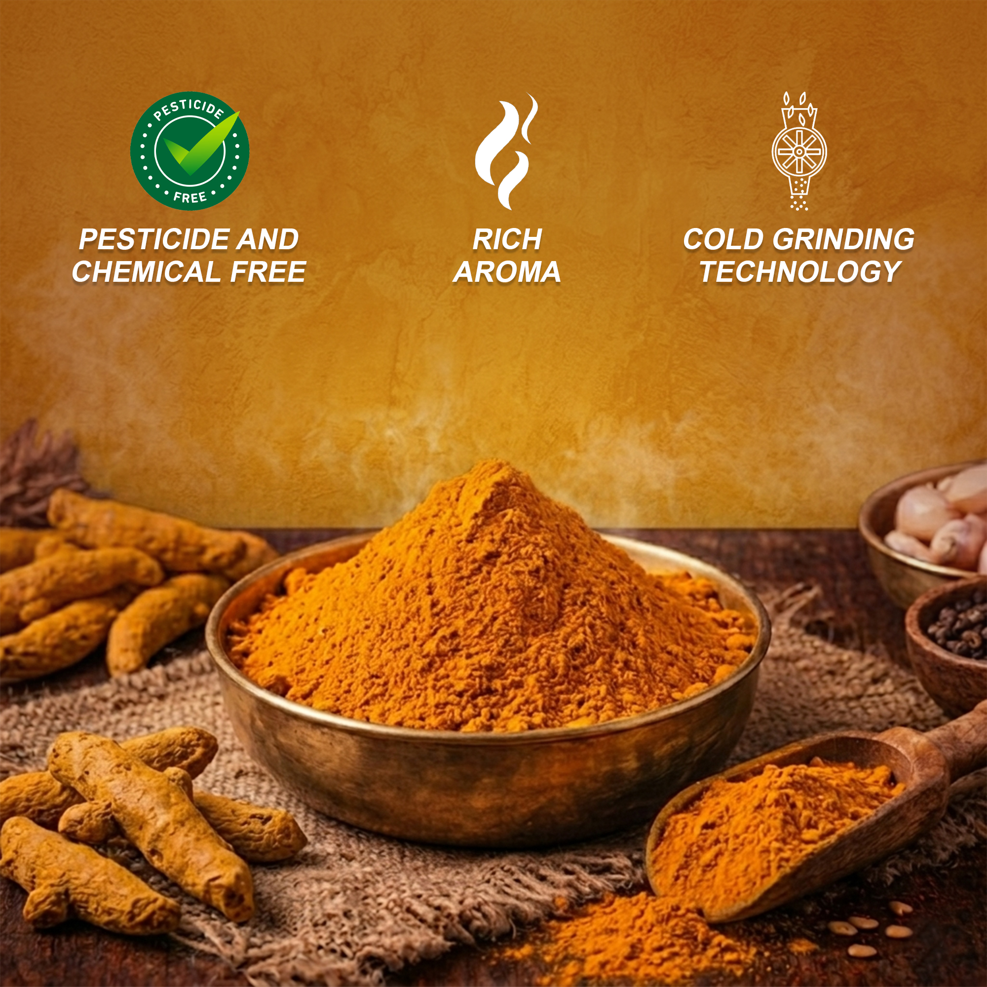 PureCent Turmeric Powder 200G (Haldi Powder)